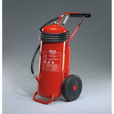 Gloria PEF 50 / 5 Fahrbarer 50 KG ABC Feuerlöscher Wartung Neu