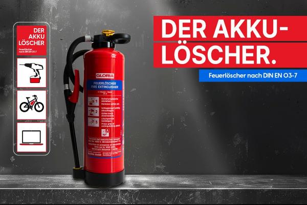 Der Akku-Löscher | für Haushalt & Gewerbe 6 Liter